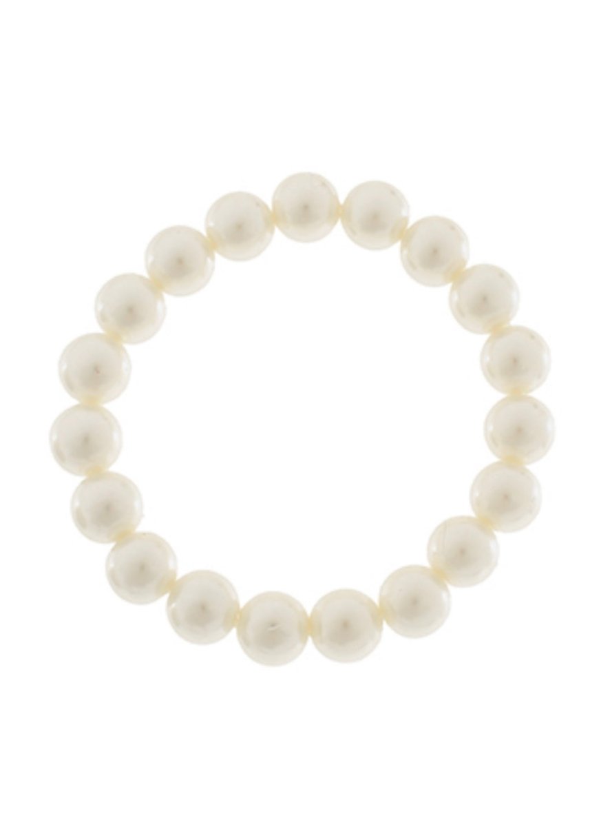 Stretchy Pearl Bracelet 10mm - pearl bracelet - Jimberly's Boutique - Olive Branch - Mississippi