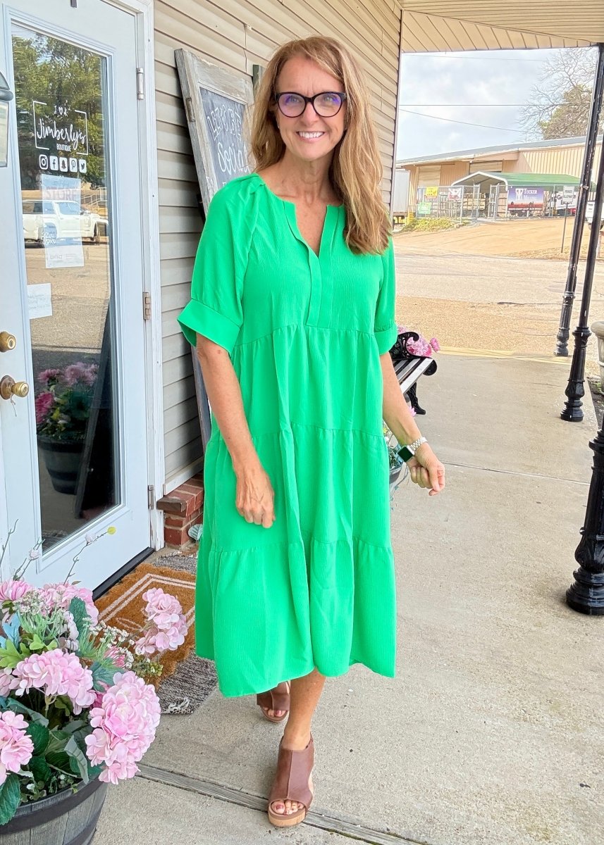 Sweet Dreams Maxi Dress - Green | Umgee - Maxi Dress - Jimberly's Boutique - Olive Branch - Mississippi