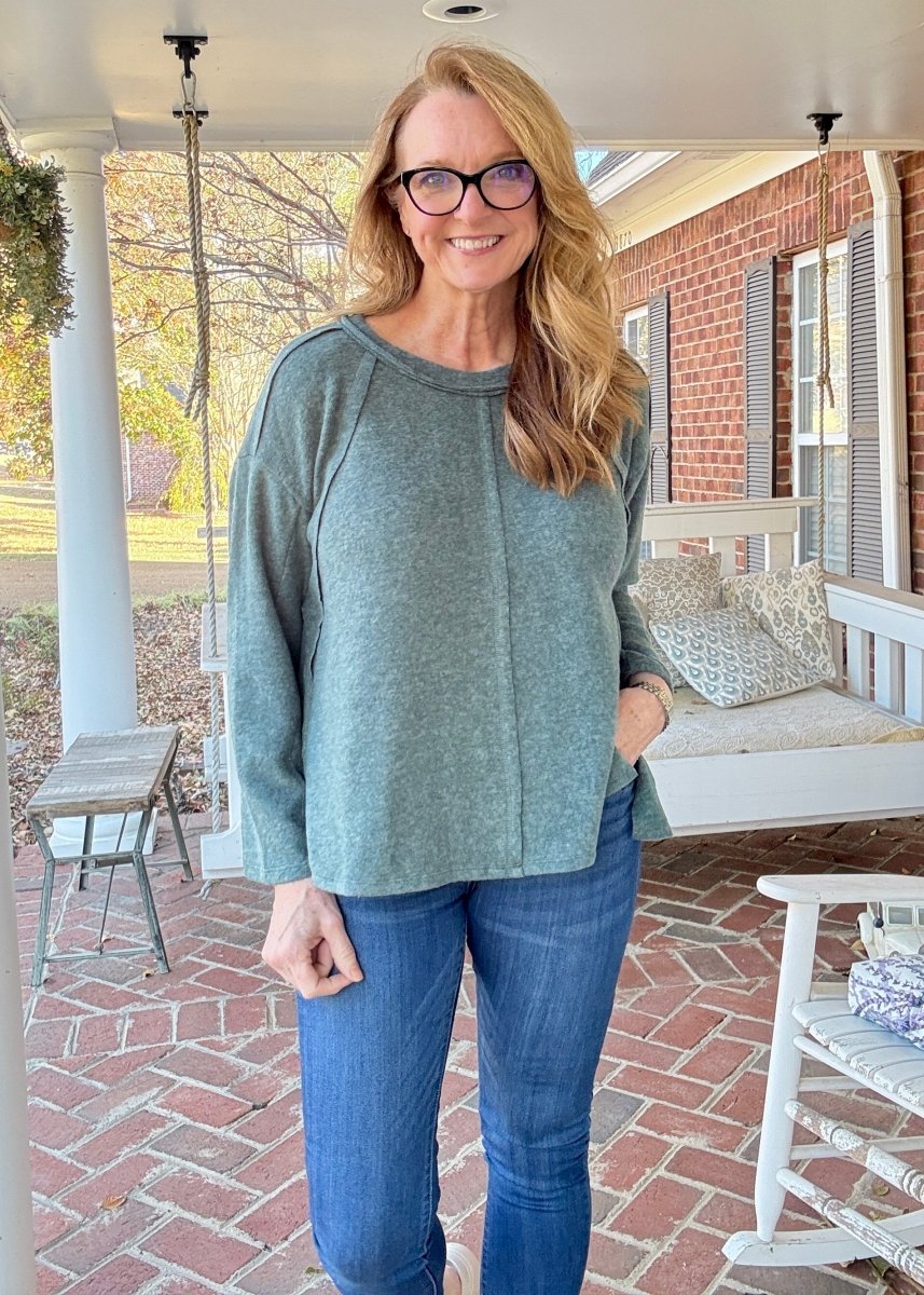 Sweet Dreams Sweater - Ash Jade - Casual Sweater - Jimberly's Boutique - Olive Branch - Mississippi