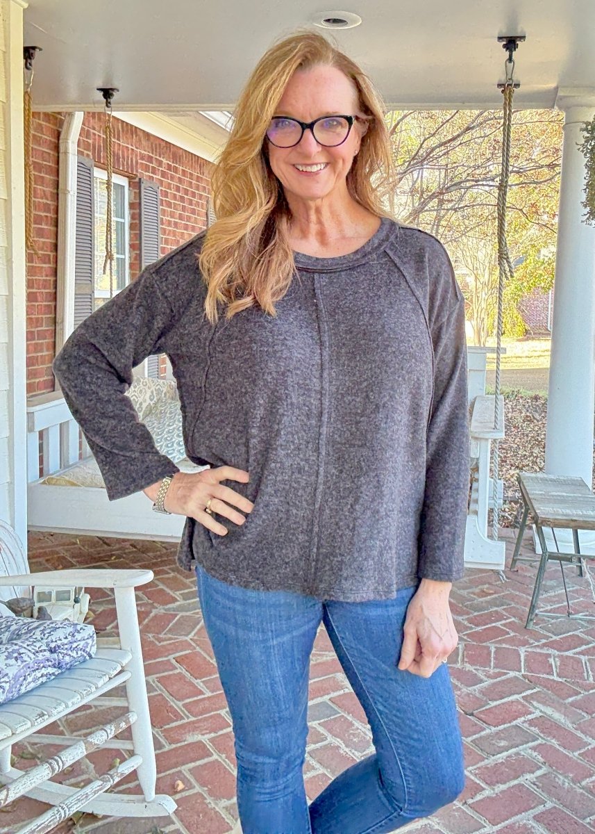 Sweet Dreams Sweater - Black - Casual Sweater - Jimberly's Boutique - Olive Branch - Mississippi