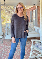 Sweet Dreams Sweater - Black - Casual Sweater - Jimberly's Boutique - Olive Branch - Mississippi