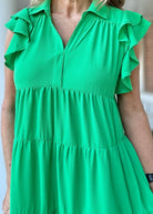 Sweet Summer Dress - Kelly Green | Umgee A - Line Midi Dress - Maxi Dress - Jimberly's Boutique - Olive Branch - Mississippi
