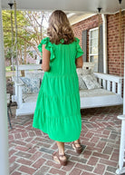 Sweet Summer Dress - Kelly Green | Umgee A - Line Midi Dress - Maxi Dress - Jimberly's Boutique - Olive Branch - Mississippi