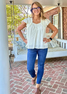Sweetheart Top - White | Jodifl - Jodifl Top - Jimberly's Boutique - Olive Branch - Mississippi