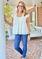 Sweetheart Top - White | Jodifl - Jodifl Top - Jimberly's Boutique - Olive Branch - Mississippi