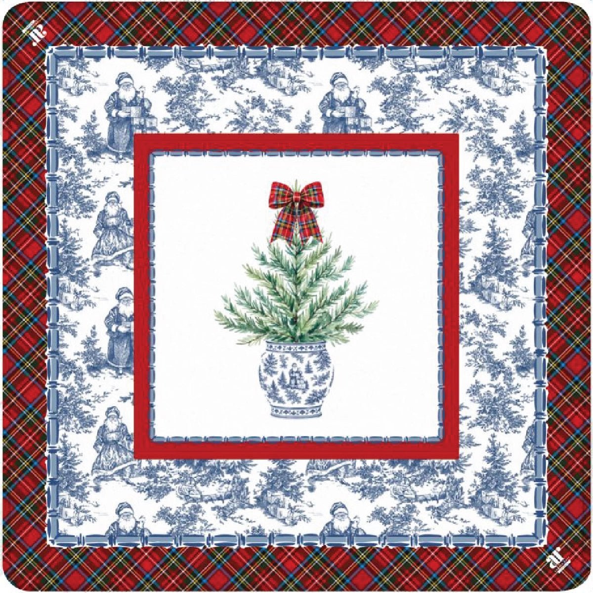 Tartan Toile Noel Mahjong Mat | Anders Ruff (preorder) - Mahjong Mat -Jimberly's Boutique-Olive Branch-Mississippi