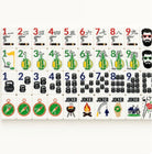 The Manly Line Mahjong Tiles | A Beautiful Line - Jimberly's Boutique-Olive Branch-Mississippi