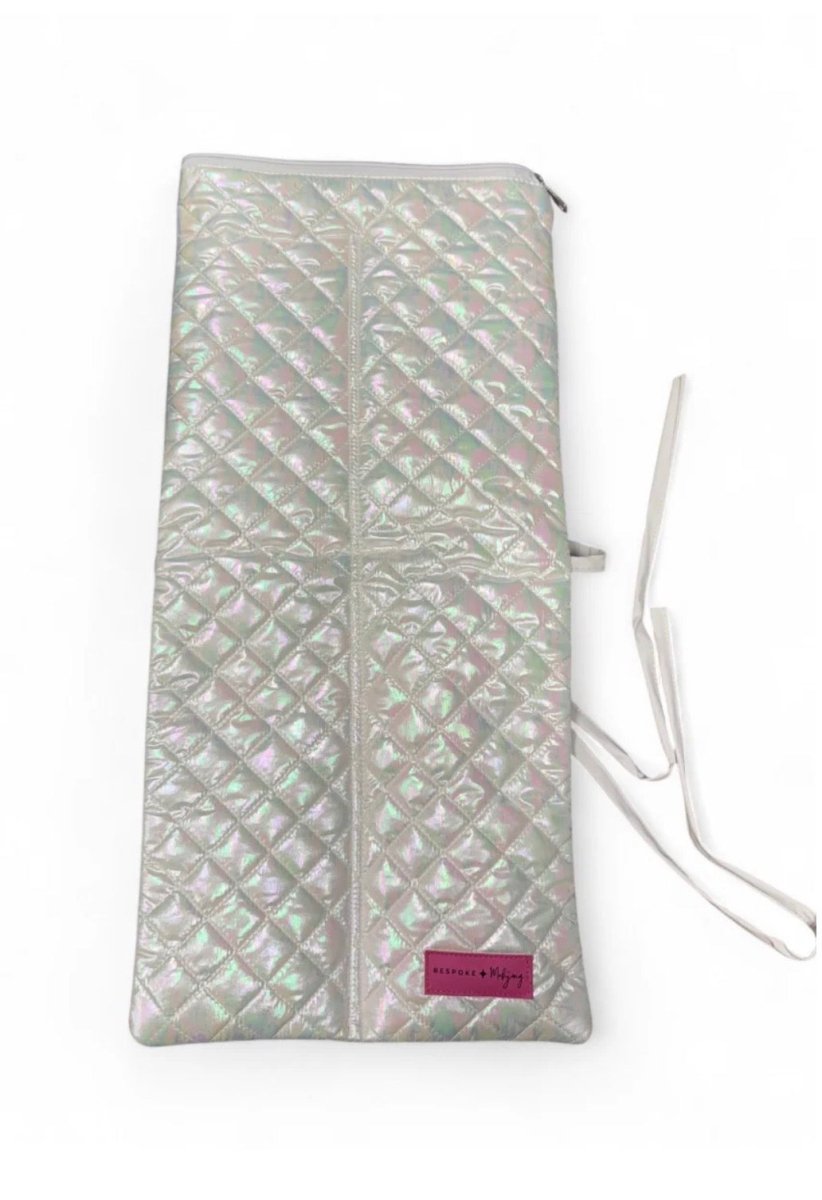The Quilted Rack Bag - Iridescent White | Bespoke - Mahjong rack bag -Jimberly's Boutique-Olive Branch-Mississippi