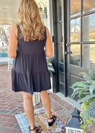 Tiered Dress - Black | Dear Scarlett - Dear Scarlett Wrinkle Free Dress -Jimberly's Boutique-Olive Branch-Mississippi