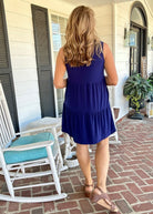 Tiered Dress - Navy | Dear Scarlett - Casual Dress - Jimberly's Boutique - Olive Branch - Mississippi