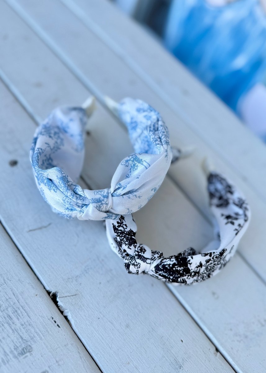 Toile Head Band - headband - Jimberly's Boutique - Olive Branch - Mississippi