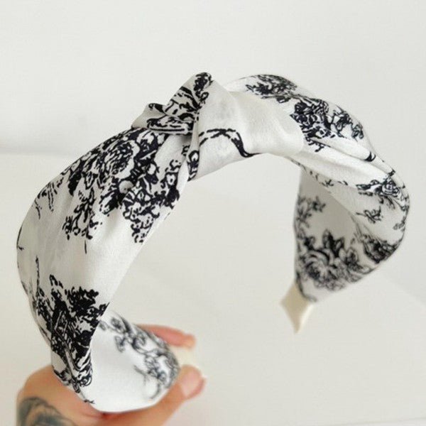 Toile Head Band - headband - Jimberly's Boutique - Olive Branch - Mississippi