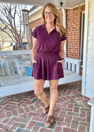 Top Pick Romper - Maroon - romper - Jimberly's Boutique - Olive Branch - Mississippi