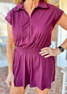 Top Pick Romper - Maroon - romper - Jimberly's Boutique - Olive Branch - Mississippi