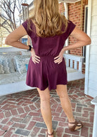 Top Pick Romper - Maroon - romper - Jimberly's Boutique - Olive Branch - Mississippi