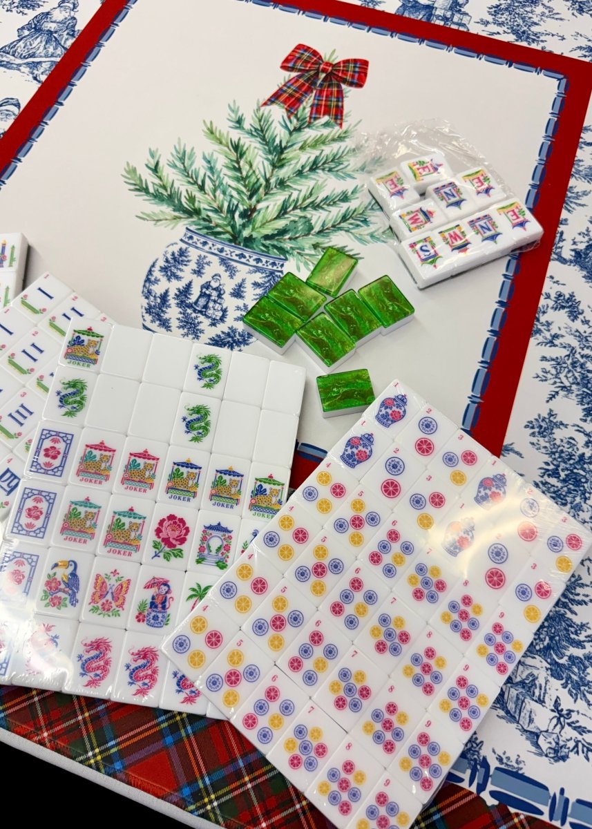 Traditional Geode Green Mahjong Tiles | Brewtifully - Mahjong Tiles -Jimberly's Boutique-Olive Branch-Mississippi