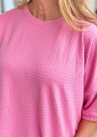 Umgee Jacquard Knit Shorts Set - Pink - short set - Jimberly's Boutique - Olive Branch - Mississippi