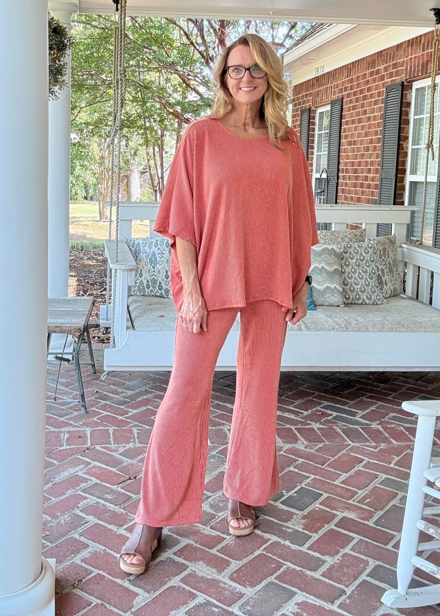 Wanderer Pants Set - Terracotta | Dear Scarlett - pants set - Jimberly's Boutique - Olive Branch - Mississippi