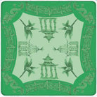 Watercolor Pagoda Mahjong Mat - Green - Mahjong Mat - Jimberly's Boutique - Olive Branch - Mississippi
