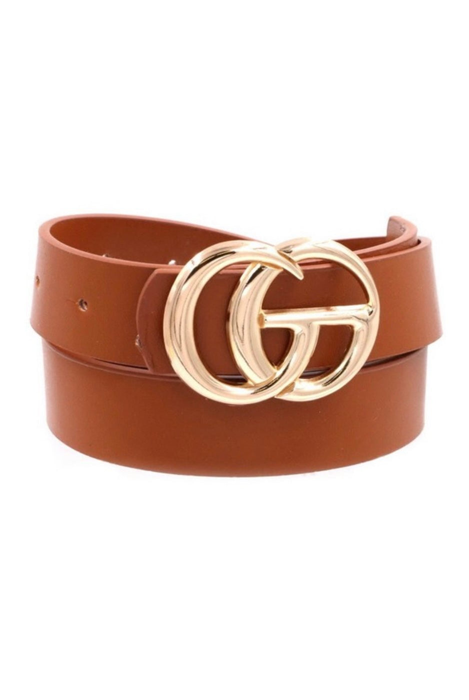 1" CG Faux Leather 40' Buckle Belt - -Jimberly's Boutique-Olive Branch-Mississippi