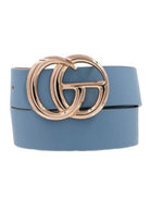 1.25" CG 40' Faux Leather Buckle Belt - belt -Jimberly's Boutique-Olive Branch-Mississippi