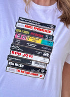 80's Throwback Cassettes Graphic Tee - choice of Grey or White - Shirts & Tops -Jimberly's Boutique-Olive Branch-Mississippi