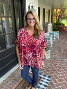 Amelia Top - Wine - Casual Top -Jimberly's Boutique-Olive Branch-Mississippi