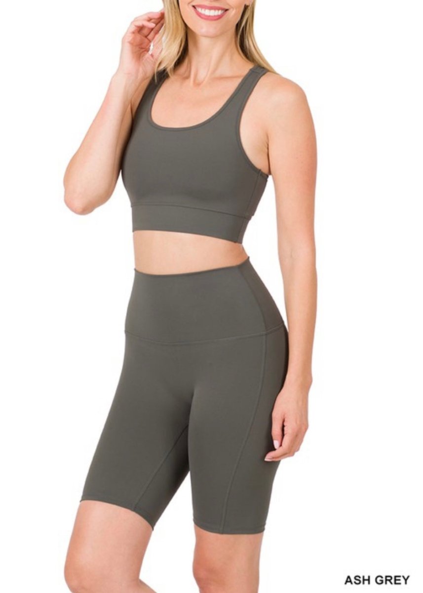 Athletic Set - Ash Grey - Jimberly's Boutique - Olive Branch - Mississippi