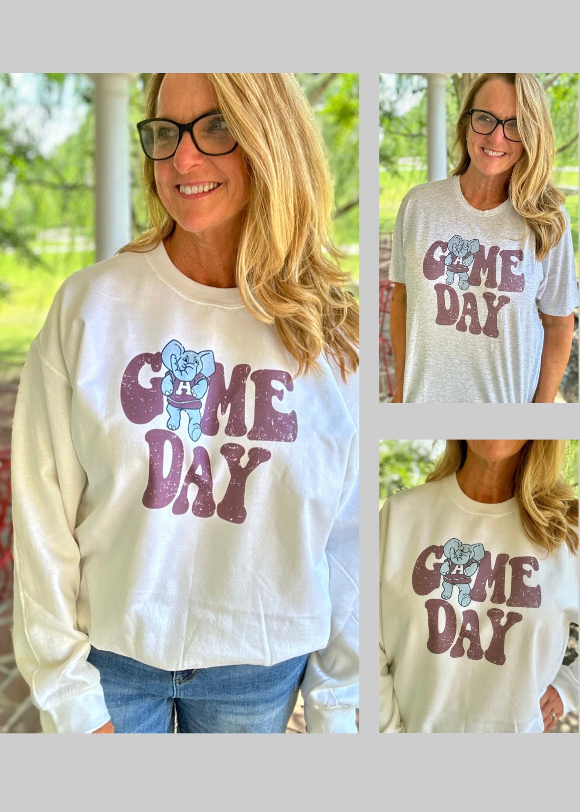 Bama Game Day Graphic Tee or Sweatshirt - Graphic Tee - Jimberly's Boutique