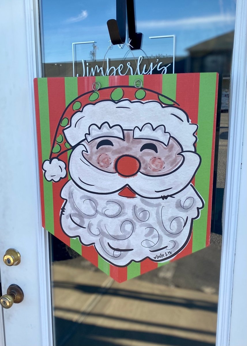 Baxter & Me Door Hanger - Santa (PICKUP ONLY) - baxter & me -Jimberly's Boutique-Olive Branch-Mississippi