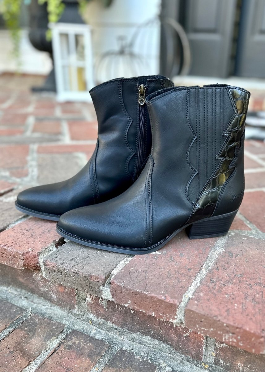 Blowfish Spangle Booties/Boots - Black - Booties - Jimberly's Boutique