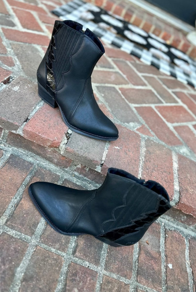Blowfish Spangle Booties/Boots - Black - Booties -Jimberly's Boutique-Olive Branch-Mississippi