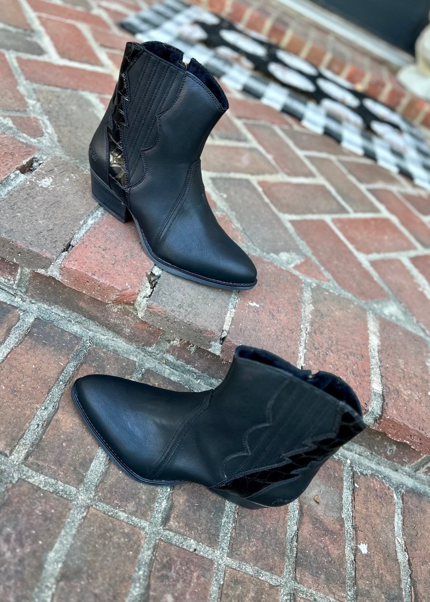 Blowfish Spangle Booties/Boots - Black - Booties - Jimberly's Boutique