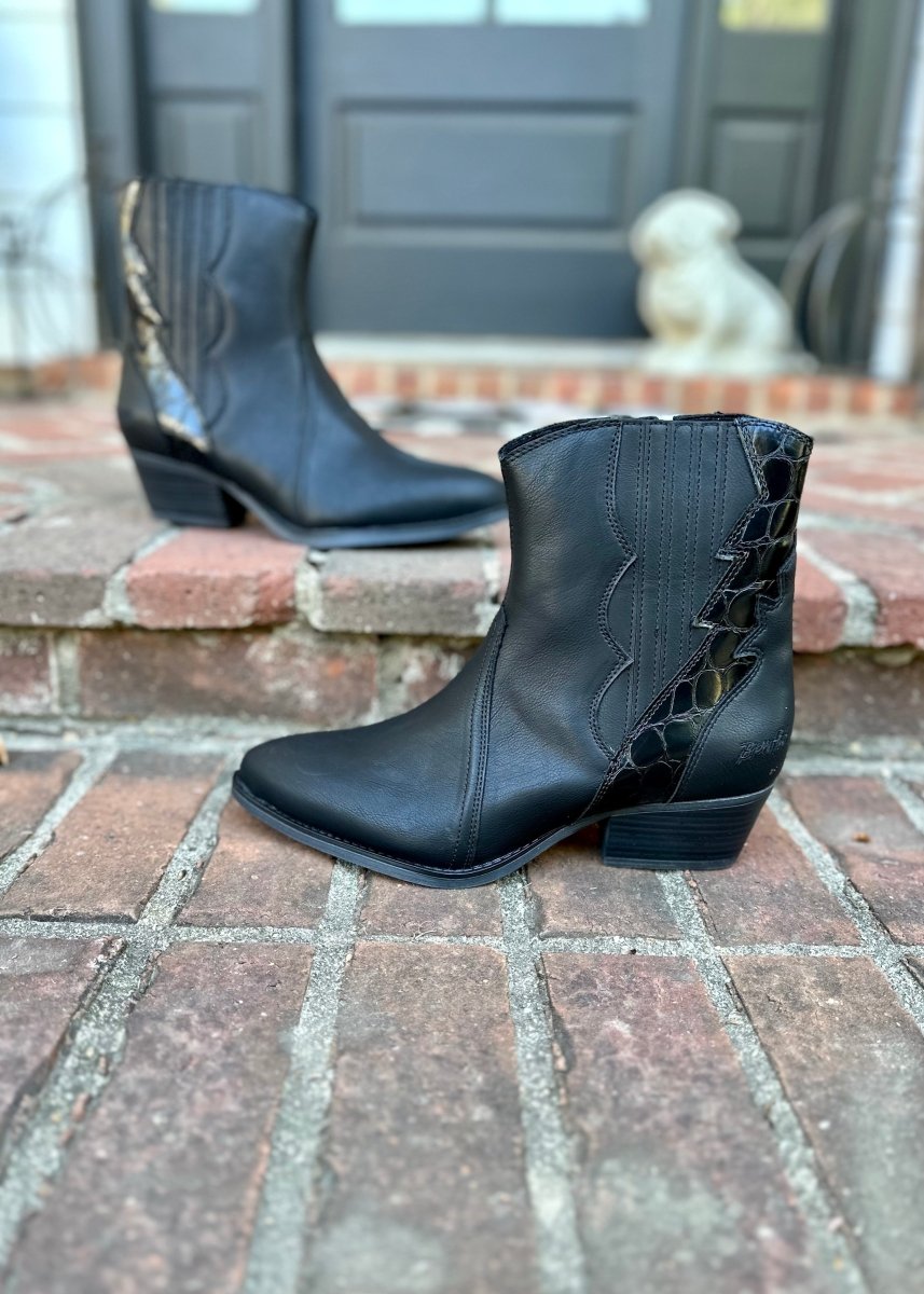 Blowfish Spangle Booties/Boots - Black - Booties - Jimberly's Boutique