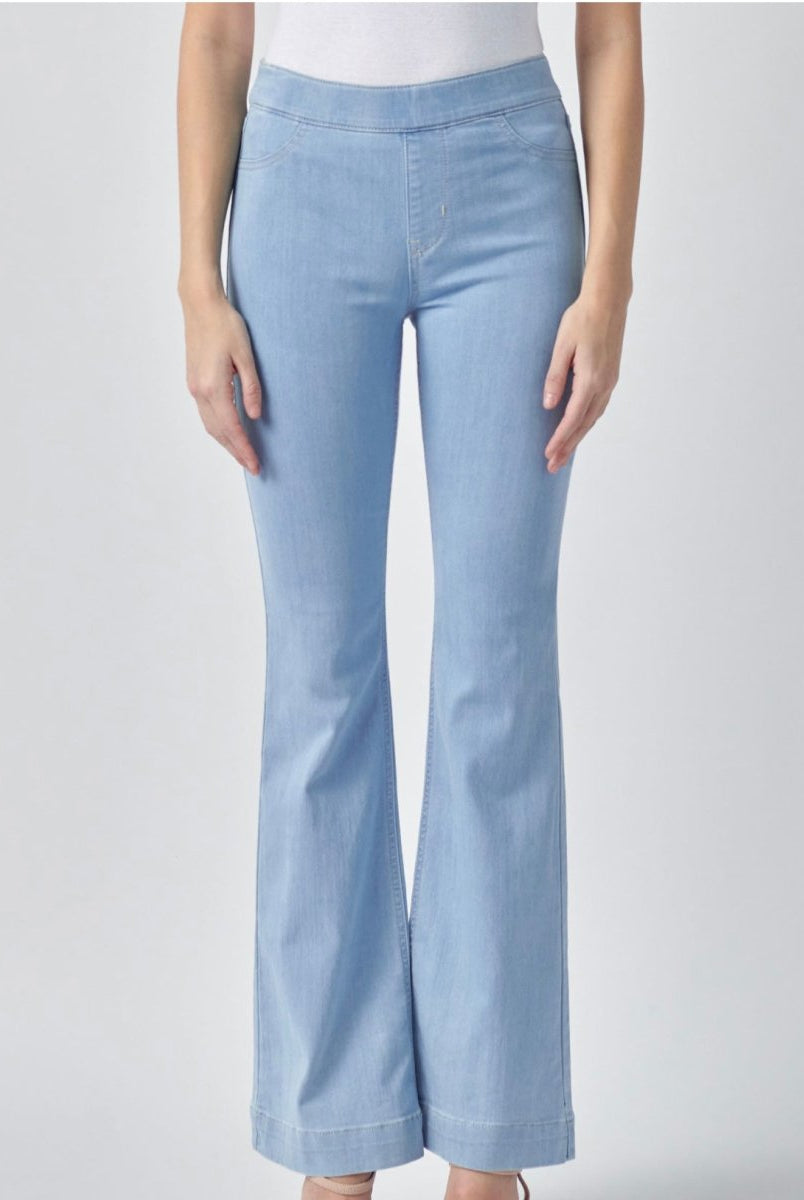 Cello Denim Flare Jeans - Light Blue - 33" inseam - -Jimberly's Boutique-Olive Branch-Mississippi