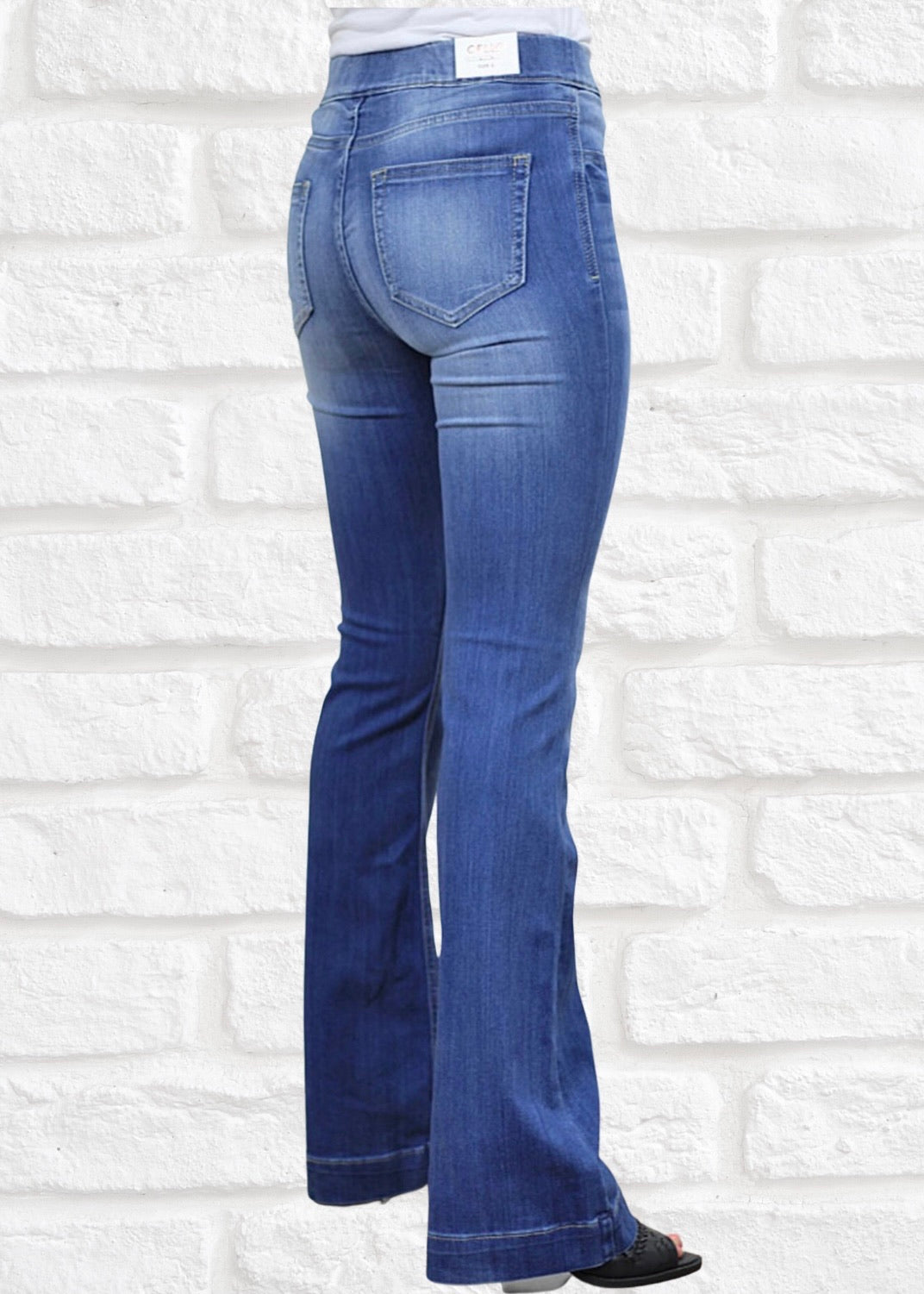 Cello Denim Flare Jeans - Medium Wash - 33" inseam - jeans -Jimberly's Boutique-Olive Branch-Mississippi