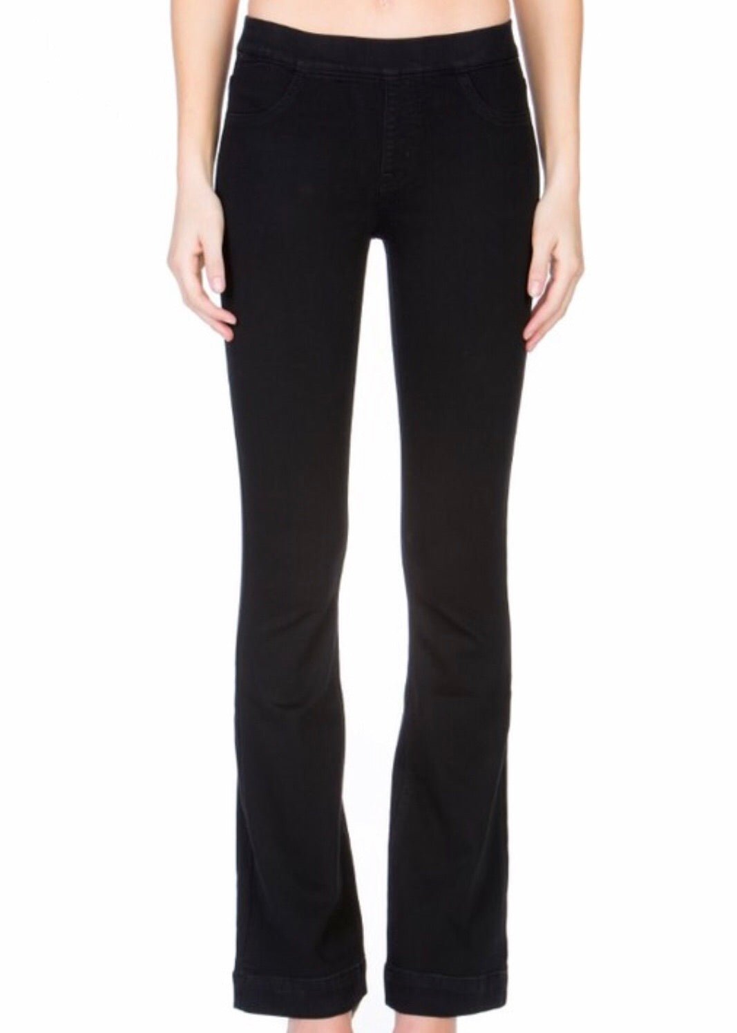 Cello Pull On Flare Jeans - Black - jeans -Jimberly's Boutique-Olive Branch-Mississippi