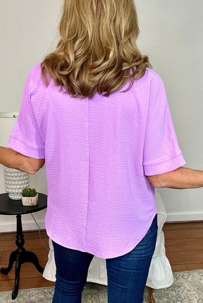 Chelsea Top - Lavender - Shirts & Tops -Jimberly's Boutique-Olive Branch-Mississippi