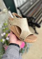 Corkys Carley Wedges - Antique Gold - Corky Carley Wedges -Jimberly's Boutique-Olive Branch-Mississippi