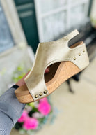 Corkys Carley Wedges - Antique Gold - Corky Carley Wedges -Jimberly's Boutique-Olive Branch-Mississippi