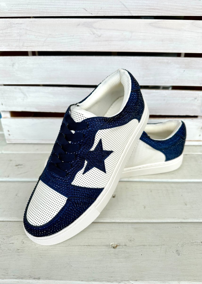 Corkys Legendary Sneakers - Navy Crystals - Corky Sneakers - Jimberly's Boutique