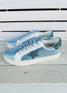 Corkys | Supernova Sneakers | Light Blue Metallic | Olive Branch MS - Corky Sneakers -Jimberly's Boutique-Olive Branch-Mississippi