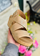 Corkys Wedge Sandals | Guilty Pleasure | Gold - Corkys Wedge Sandals -Jimberly's Boutique-Olive Branch-Mississippi