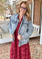 Country On Denim Jacket - Jacket -Jimberly's Boutique-Olive Branch-Mississippi