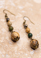 Dani Earrings - Natural Stone - Autumn - Earrings -Jimberly's Boutique-Olive Branch-Mississippi