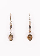 Dani Earrings - Natural Stone - Gray - Earrings -Jimberly's Boutique-Olive Branch-Mississippi