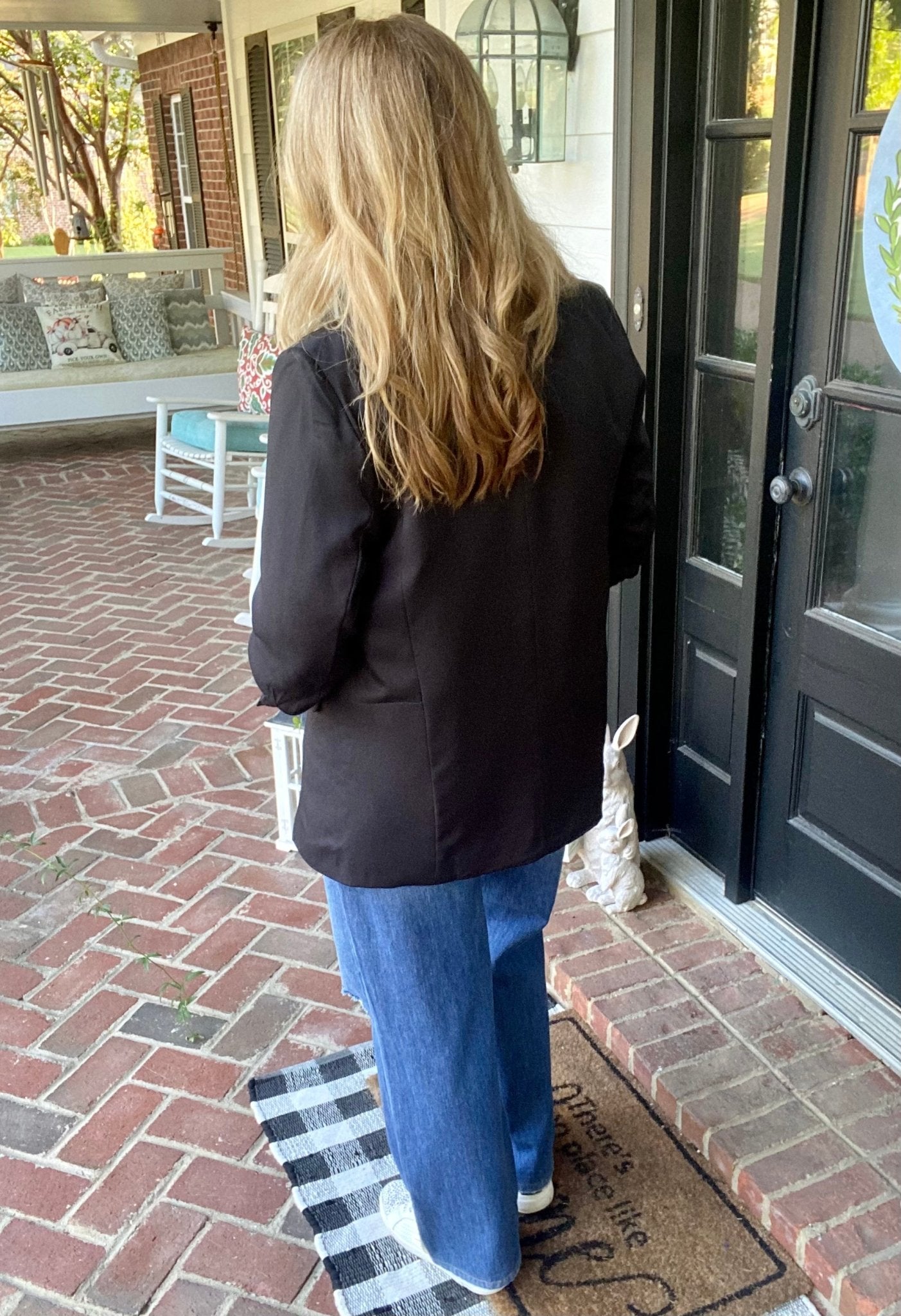 Dare Me Blazer - Black (Curvy) - -Jimberly's Boutique-Olive Branch-Mississippi