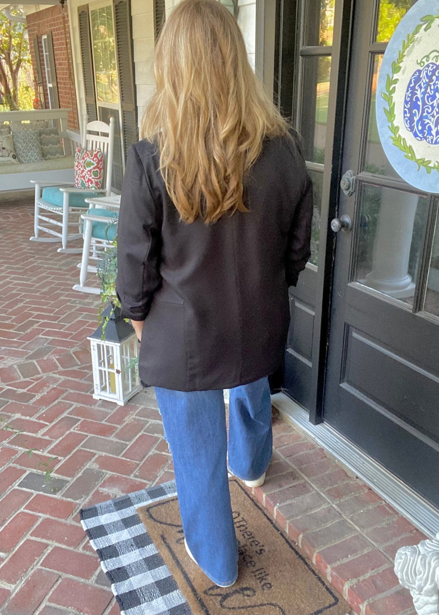 Dare Me Blazer - Black (Curvy) - -Jimberly's Boutique-Olive Branch-Mississippi