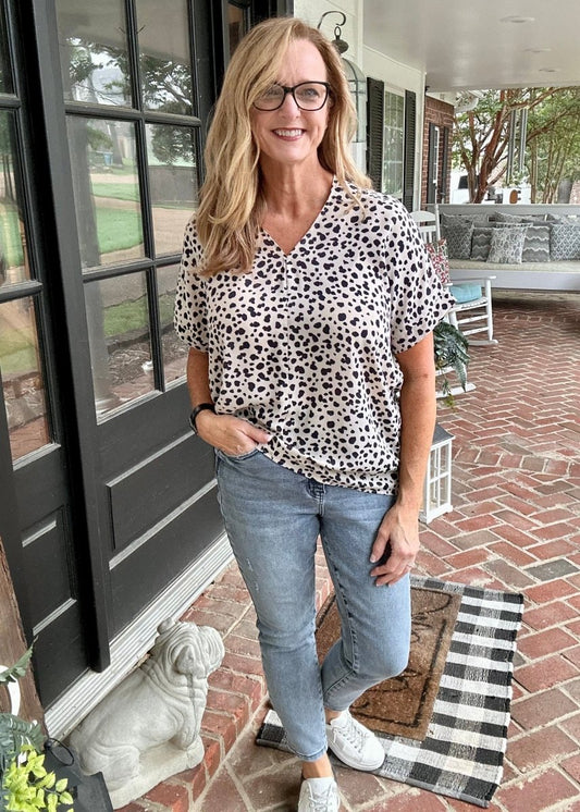 Day After Day Animal Print Top - Shirts & Tops - Jimberly's Boutique