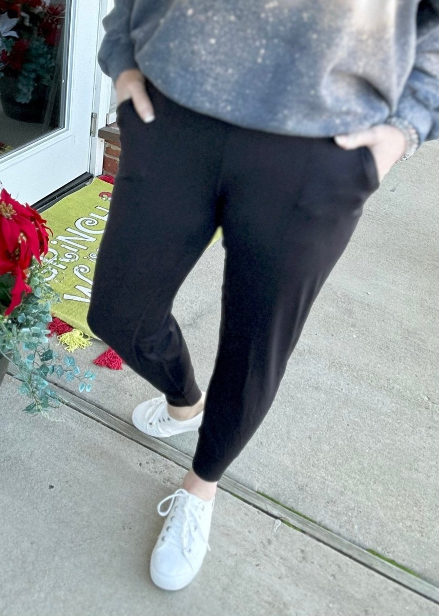 Do Your Thing Joggers - Black - -Jimberly's Boutique-Olive Branch-Mississippi